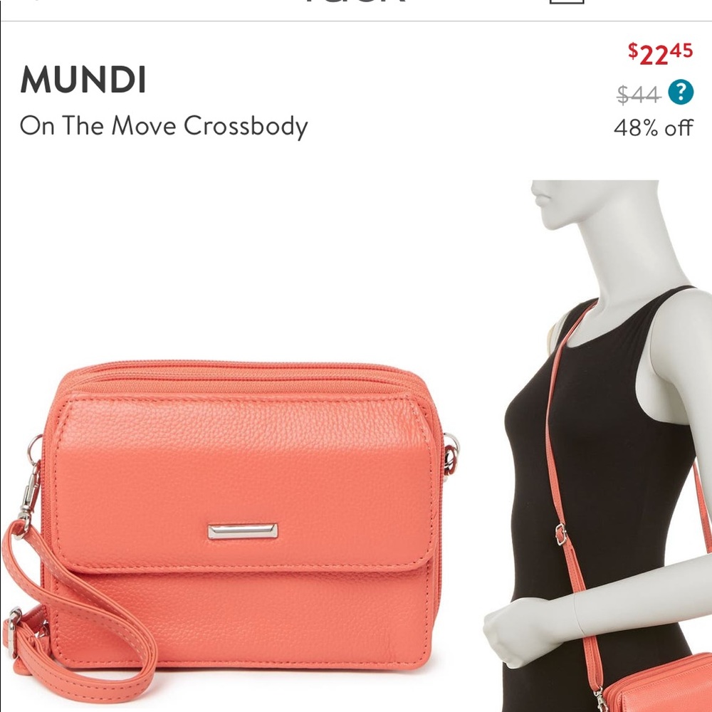 Coral Crossbody Bag